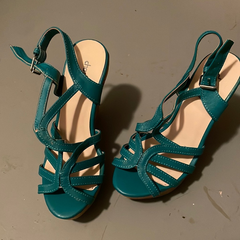 Teal wedges